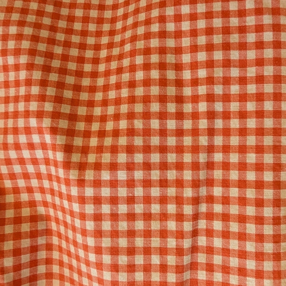 Coast Orange Gingham Button Down - image 2